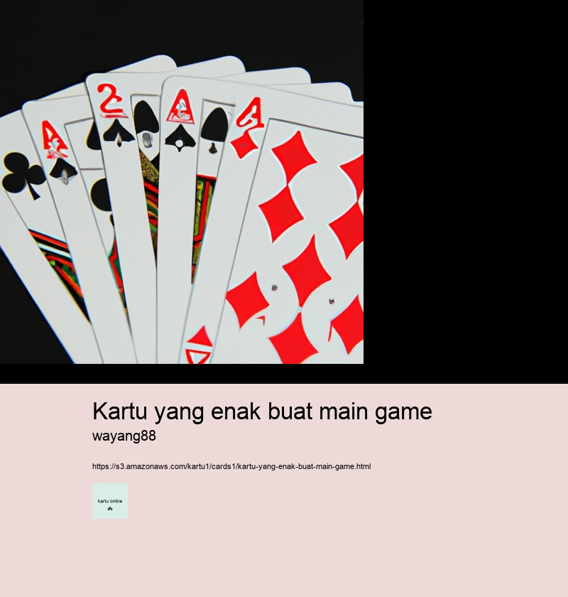 kartu yang enak buat main game